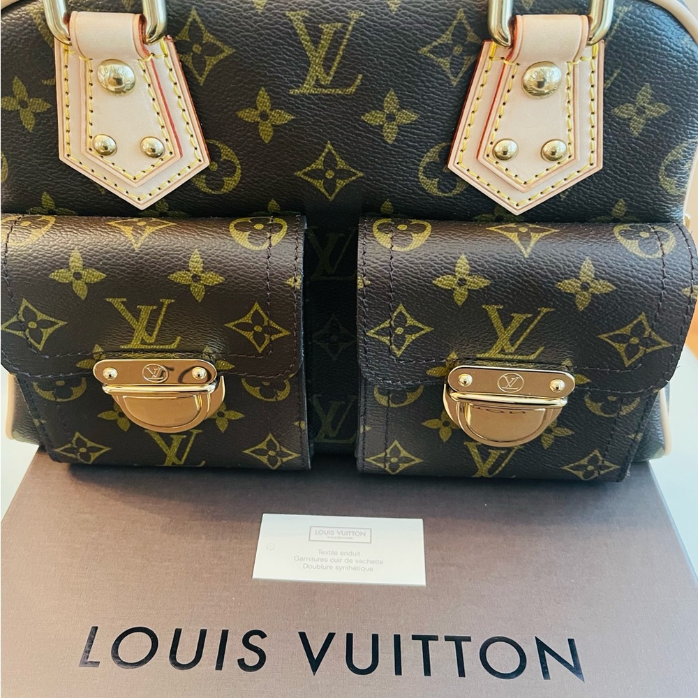 Authentic Louis Vuitton Monogram Manhattan PM